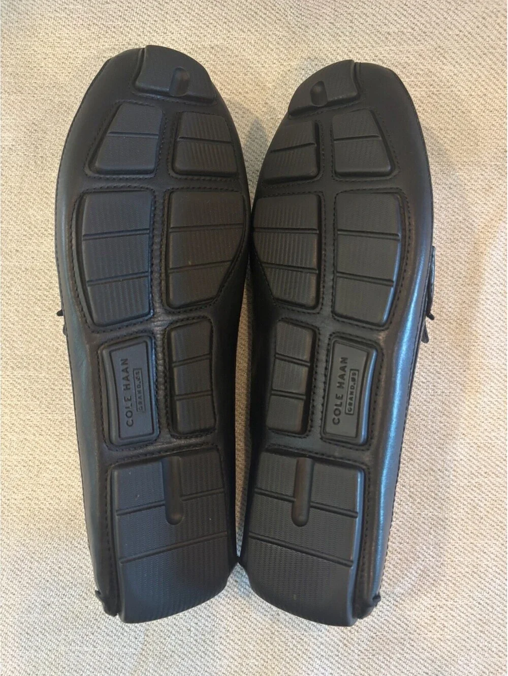 Cole Haan Grand OS Black Leather Bit Loafers Driver Shoes Men's 8.5 M C35783